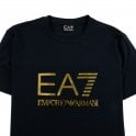 ea7 t shirt gold