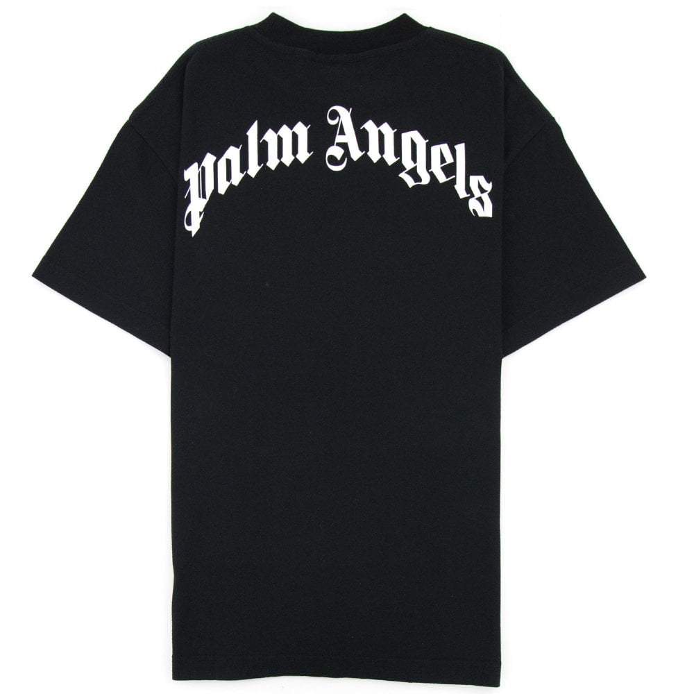 Palm Angels Spray Bear Classic T Shirt Black/brown